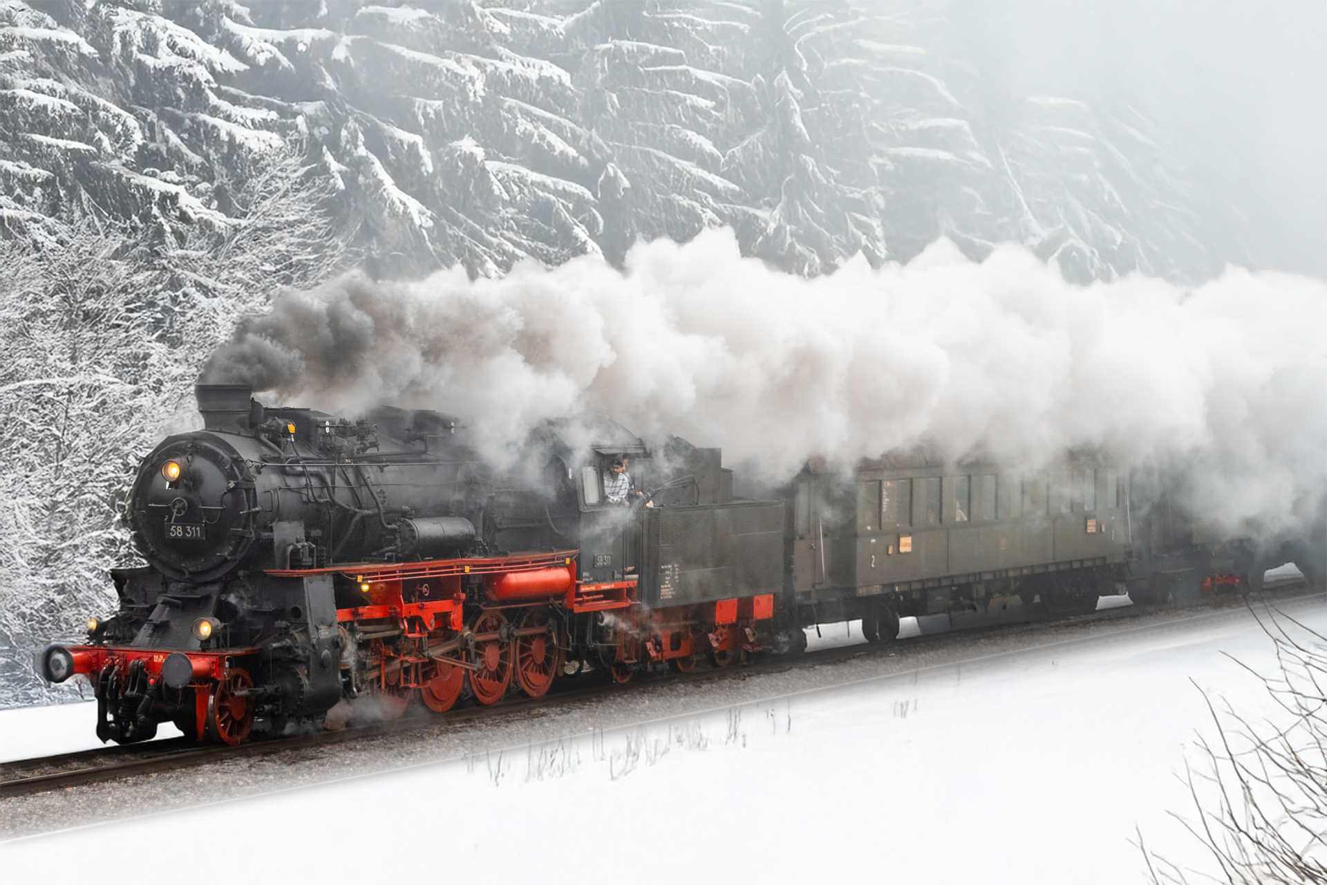 Adventsdampf zum Weihnachtsmarkt - Polarexpress-Feeling- mit dem AEV in die Vorweihnachtszeit!